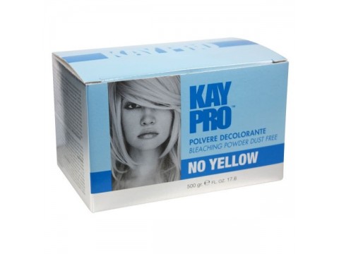 KAY PRO NO YELLOW plaukų šviesinimo milteliai (slopinantys geltonus atspalvius), 500 gr.